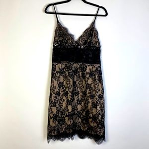 VICTORIA’S SECRET Lace Slip Dress with Peekaboo Waist! Size 8